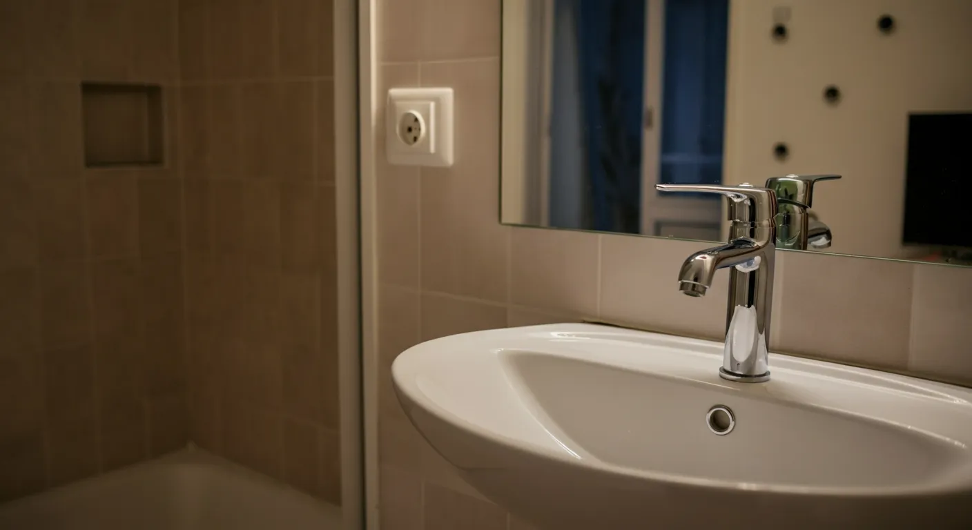 Spotless bathroom ready for handover