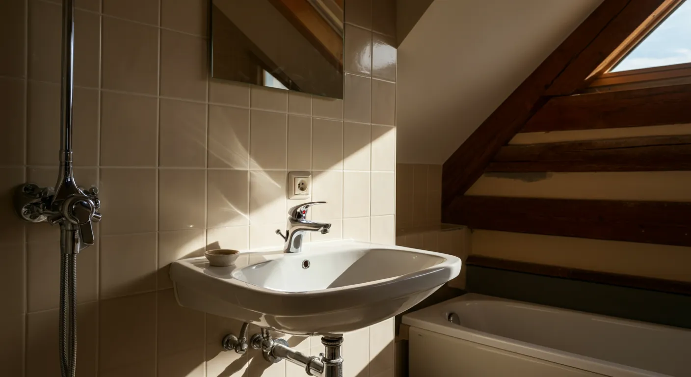 Spotless bathroom ready for handover